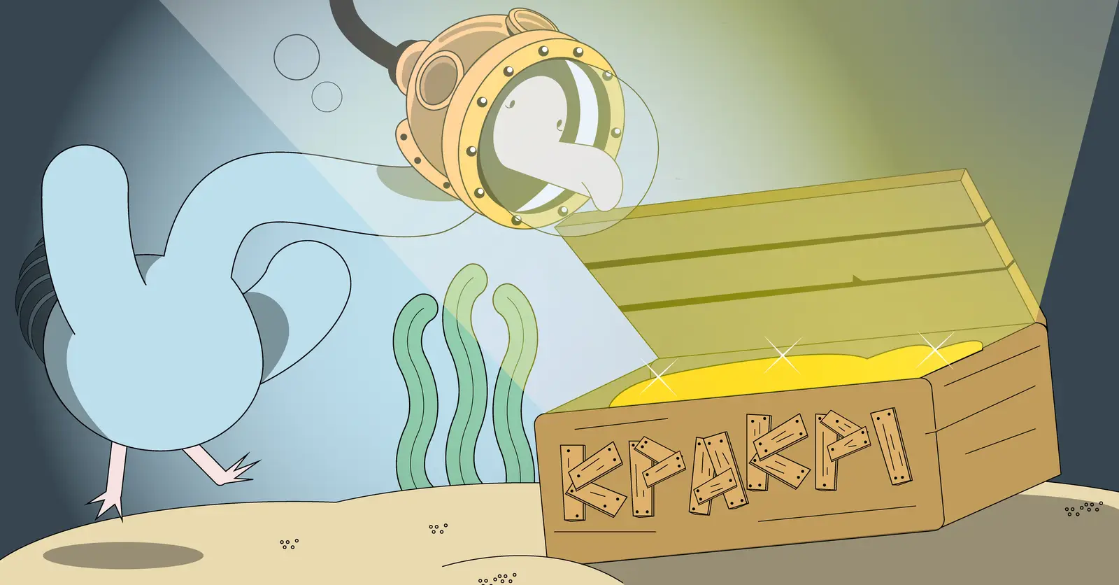 Treasure map illustration