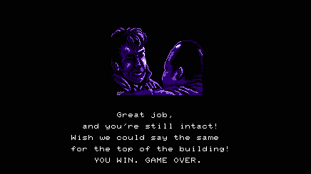 Die Hard NES — McClane climbing